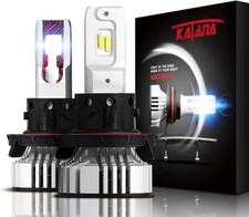 Katana H4/9003/HB2 LED Light Bulbs Dual Beam Pair 72W 12000LM 6500K White Cool
