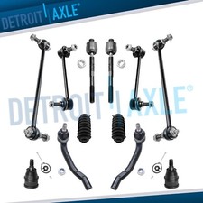 12pc Ball Joint Sway Bar End Link Tierod Kit For 2001-2005 Honda Pilot Acura Mdx