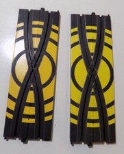 2 Life-Like 9" Cross Over Dual Lane Slot Car Race Tracks