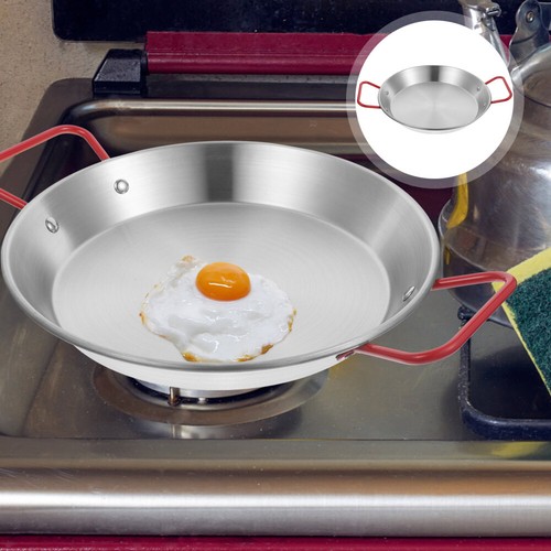 Stainless Steel Frying Pan Paella Acciaio Inossidabile Padella Skillet