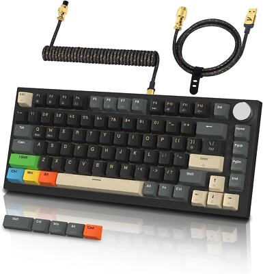 ATTACK SHARK K85 RGB Rapid Trigger Mechanische kabelgebundene Gaming Tastatur