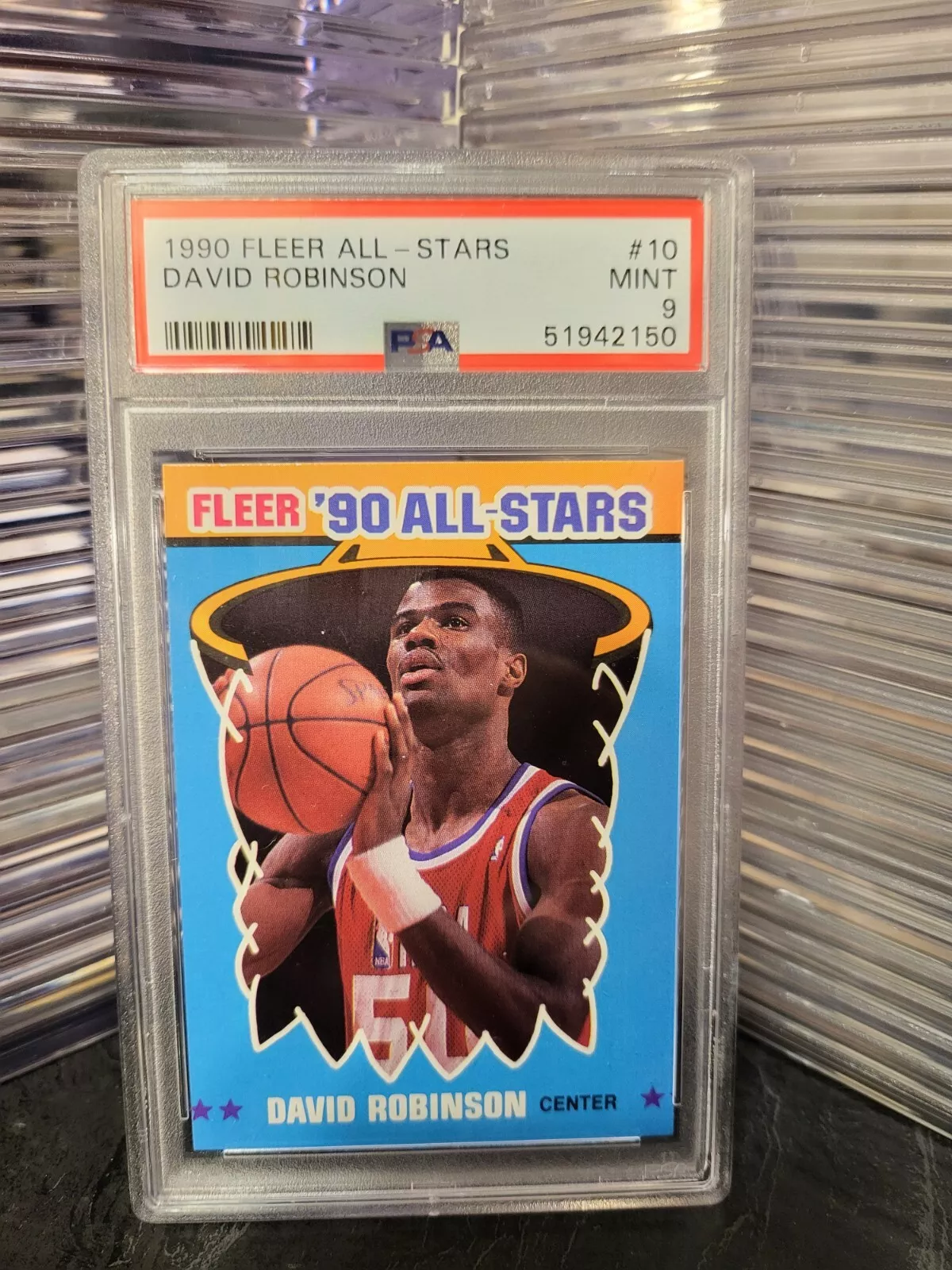 David Robinson trading card