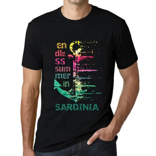 Men's Graphic T-Shirt Endless Summer In Sardinia Eco-Friendly Limited Edition - Afbeelding 1 van 6