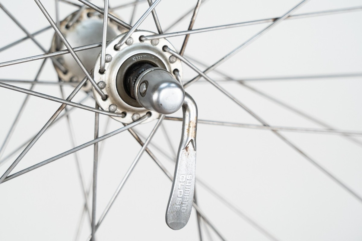 SHIMANO 105 FIR 7S SPEED WHEELSET CLINCHER VINTAGE 36H WHEELS HB