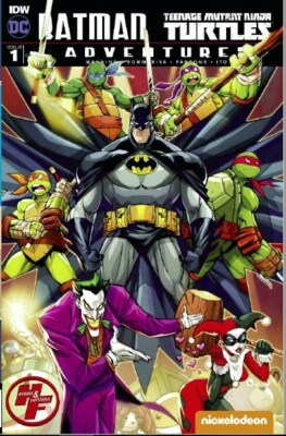 DC IDW Batman Animated Teenage Mutant Ninja Turtles TMNT #1 Exclusive Variant