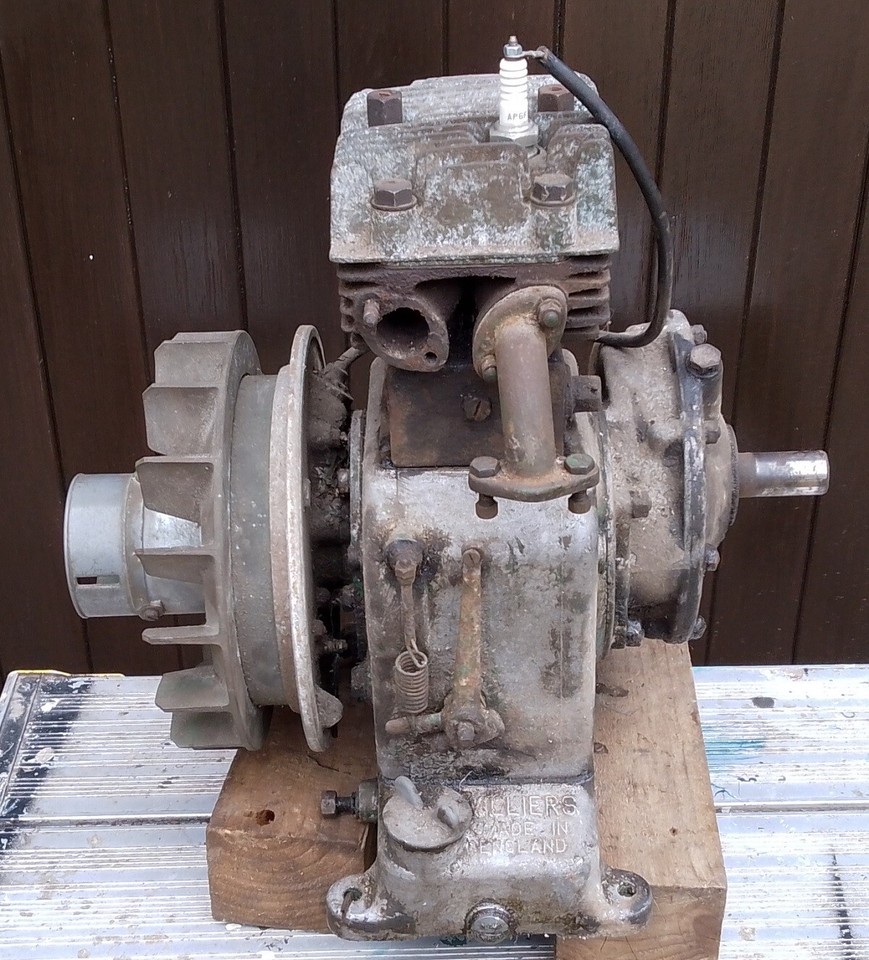Villiers MK20 Engine & Reduction Box Restoration Vintage Stationary Engine eBay