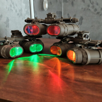 Replica Tattica GPNVG 18 Dummy Per Cosplay E Display | Occhiali Notturni Fittizi Con Regolazione, No Funzioni Reali