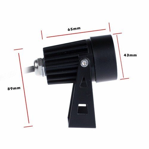 1/10x mini 3W luce da giardino esterno LED faretto alluvione prato lampada paesaggio MKT - Foto 12 di 14