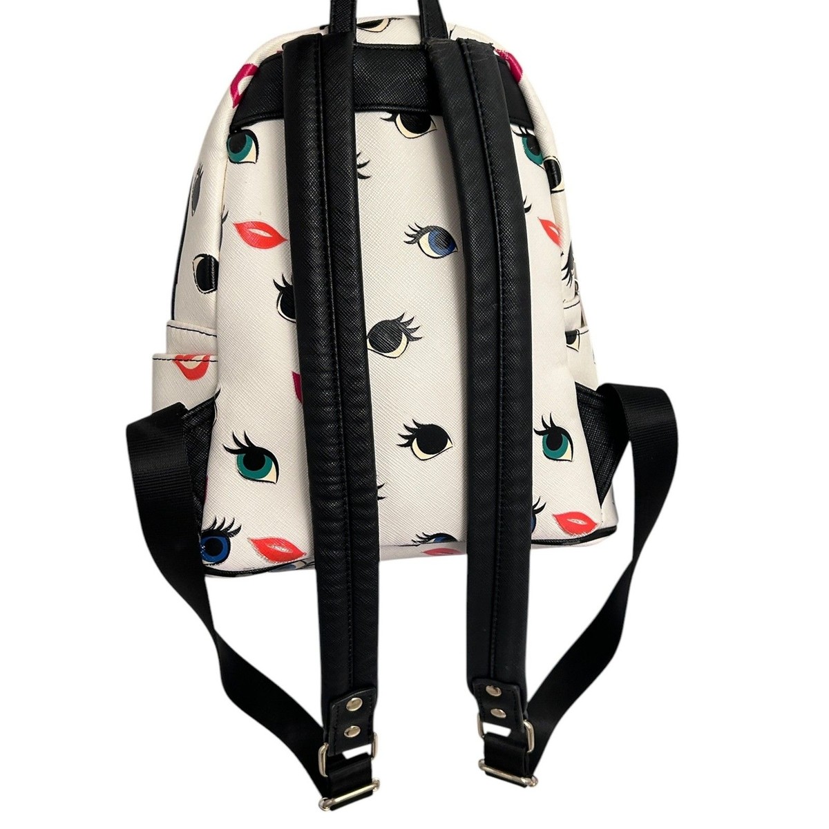 Loungefly X Disney Princess Eyes & Lips Backpack Loungefly X Disney Princess Eyes & Lips Backpack Green Blue  main image 3