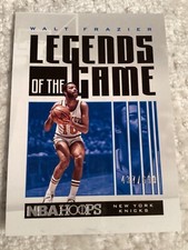 2020-21 Panini NBA Hoops Legends of the Game Silver /699 Walt Frazier #55 HOF