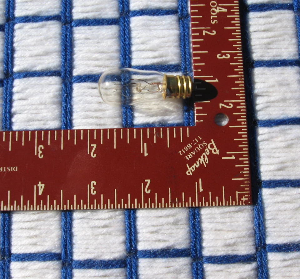 1 new 6w clear 6 watt 120 volt S6 night 6S6 LIGHT BULB 6S6/CL 120v 16960 E12 C7 - Image 3 of 3