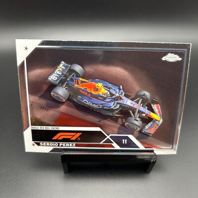 2023 Topps Chrome F1 #12 Sergio Perez Oracle Red Bull Racing
