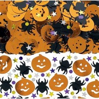 Halloween Streuteile Konfetti Metallic KüRbis Spinne Tischdeko