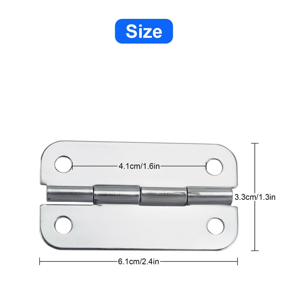 3 PCS Cooler Hinges for Igloo Ice Chests, Stainless Steel Hinges Replacement - Image 4 of 4