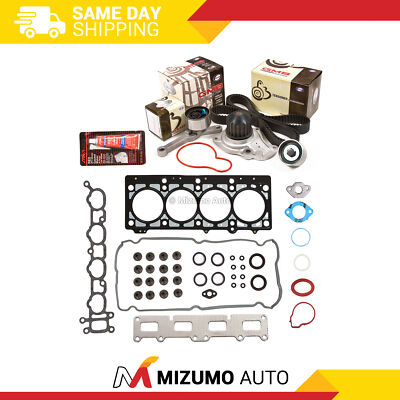 Head Gasket Set Timing Belt Kit Water Pump Fit 2001 Dodge Chrysler Sebring EDZ