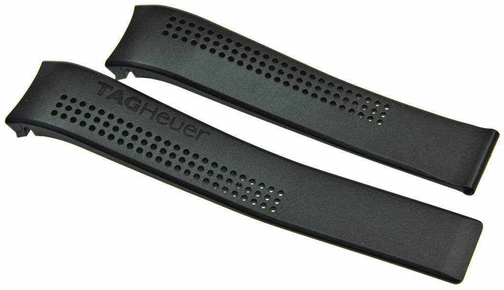 Bracelet Caoutchouc Noir TAG Heuer 22mm Pour Formule 1 CAH101x/WAH101x - Neuf Avec Étiquettes