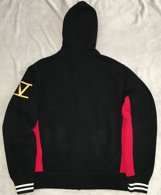 Polo Ralph Lauren Mercer Team mens Black Hoodie Zip Sweater Jacket