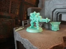 Mutant Chronicles Necromunda Goliath Heavy Auto Cannon & Immaculate Fury pack 