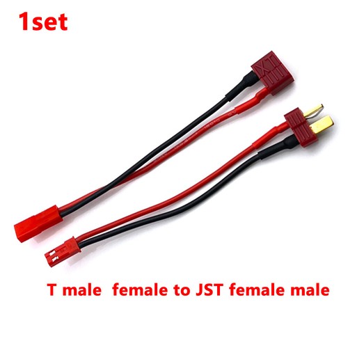 Amass XT60 XT30 Dean T Male Female Connect to JST Plug 22AWG Silicone Wire Cable - Picture 22 of 30