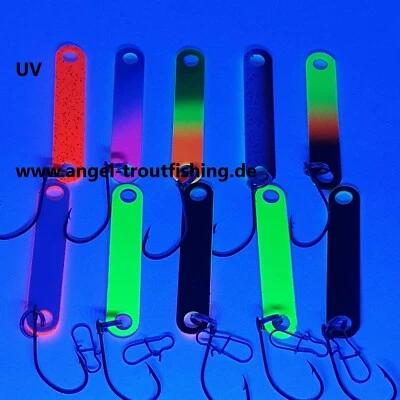 UV 1,9 g Trout Stick Forellenköder Forellenblinker Forellen Spoon Area Japan