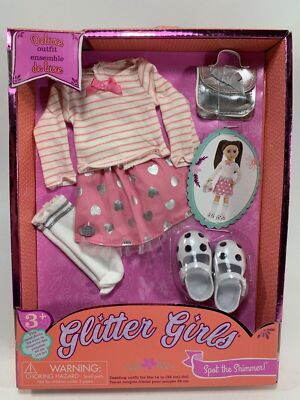 Glitter Girls by Battat - Spot The Shimmer Deluxe Skirt and Top Outfit - Doll