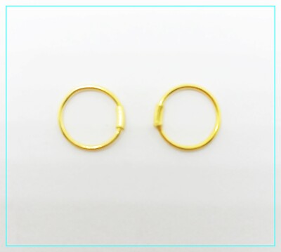 18g Piercing Naso Septum Trago Daith Orecchino A Cerchio Incernierati 316L Acciaio Chirurgico Anello Per Piercing Al Setto Labbro Cartilagine - Foto 8