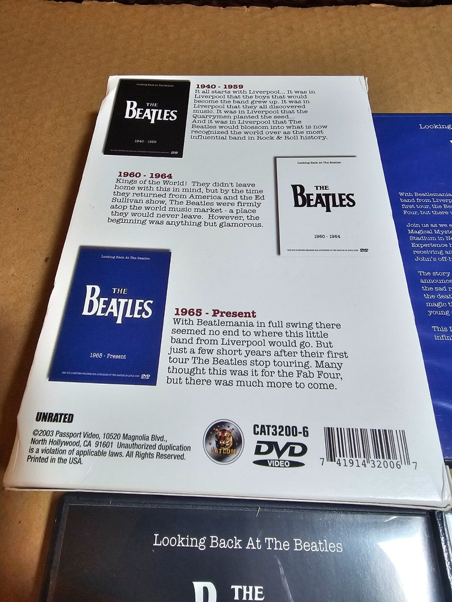 THE BEATLES 1940-PRESENT 3-DVD SET LENNON MCCARTNEY HARRISON STARR