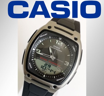 Casio AW-81 mod 2747 menâs quartz digital watch telememo world time | eBay