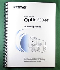 Ricoh Optio 330GS OPerating Manual: 116 Pages  Protective Covers 