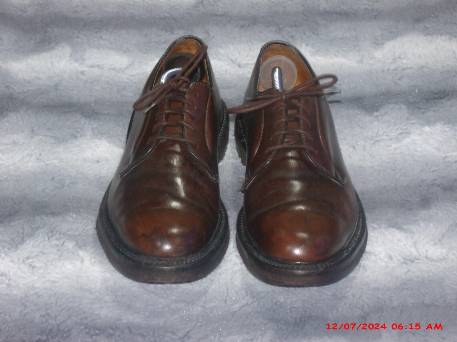 SAOLA Scarpe Alden uomo derby pelle di vitello marrone tutte le stagioni 947 misura 11 5" AAA A