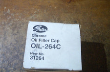Vintage NOS Gates Oil Filler Cap/Breather Chrome Made In USA OIL-264C