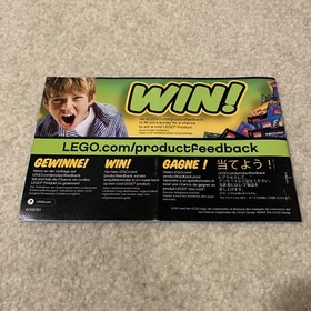 Lego City 60053 Race Car Toy Building Set Instruction Manual Book