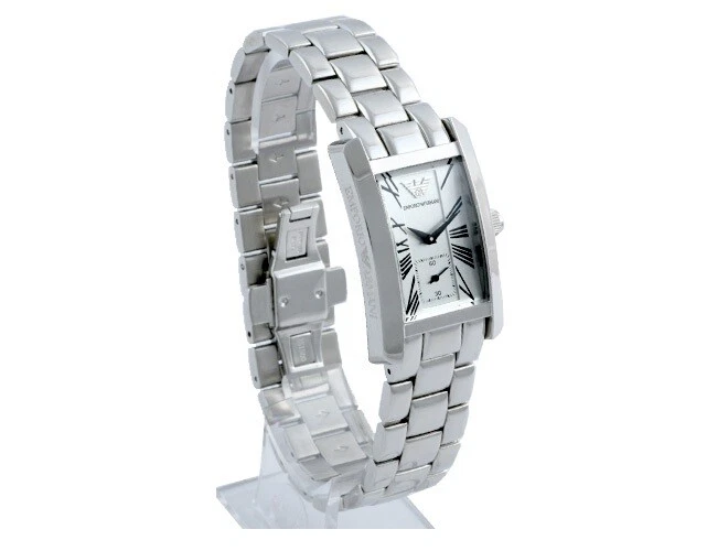 White armani outlet mens watch
