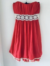 Coral Mini Prom Dress