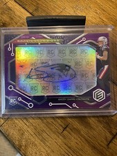 Bailey Zappe autograph Elements /15 Neon Signs RC Rookie On Card Auto