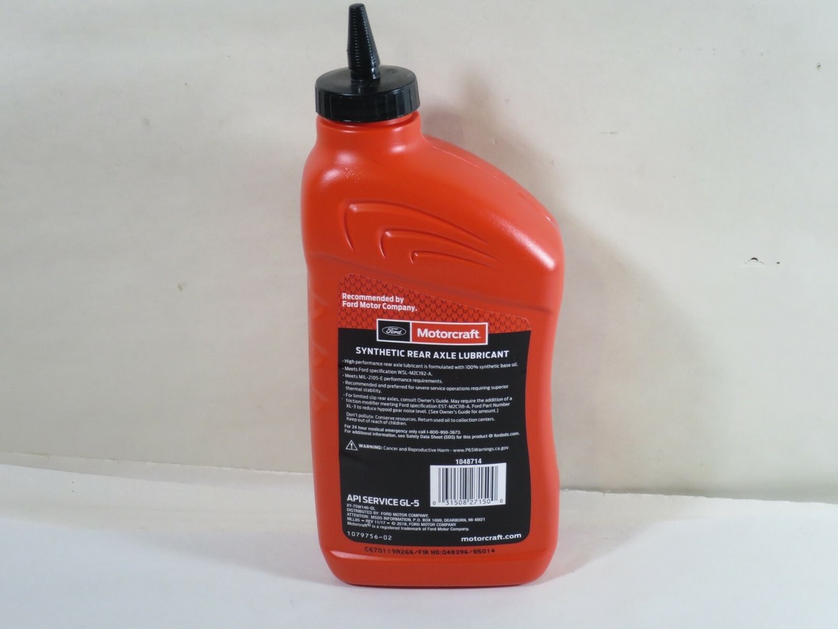 Motorcraft XY-75W140-QL SAE 75W-140 Synthetic Rear Axle Oil 1-Qt