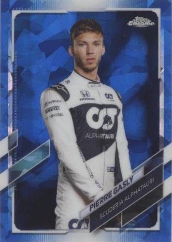 2021 Topps Chrome Sapphire Red Formula 1 F1 Pierre Gasly Serial