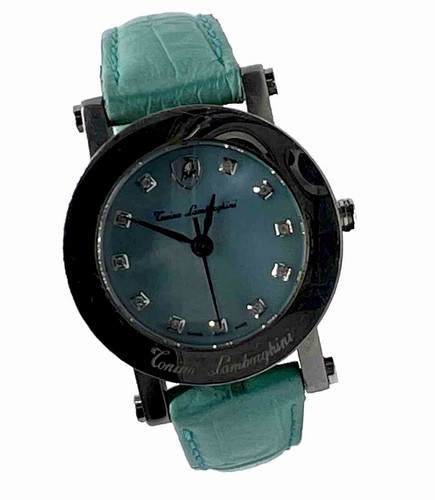 Reloj Pulsera Tonino Lamborghini Damas Tiffany Azul Esfera Oyster Hecho en Suiza - Imagen 2 de 13