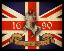 King Billy Metal Plaque, Orange Order, 12th July, Ulster Loyalist, KBPOW