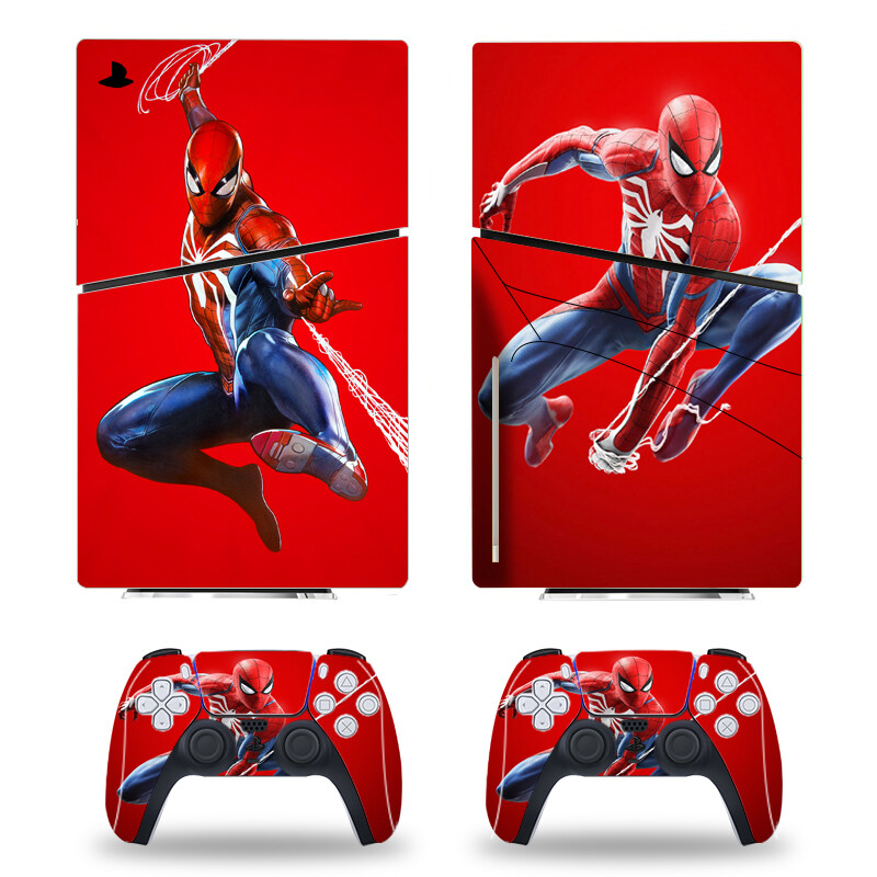 PS5 Slim Disk Console Controllers Vinyl Skin Sticker Marvel