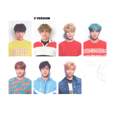 BTS Unofficial Photocard PC Love Yourself Her Album V Version All