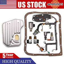 9PCS 4L60E/4L65E Transmission Solenoid Kit For Chevy GMC EPC Shift TCC 3-2 PWM