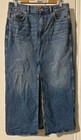 Madewell the Rilee Denim Midi Skirt Front Slit Enmore Wash High-Rise 90's 29 — photo 8
