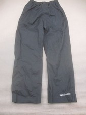 Columbia Size S Kids Black Pull On Straight Waterproof Outdoor Rain Pants 483