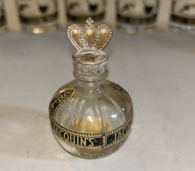VINTAGE JACQUIN S  FORBIDDEN FRUIT LIQUEUR Mini Bottle 1/10 Pint