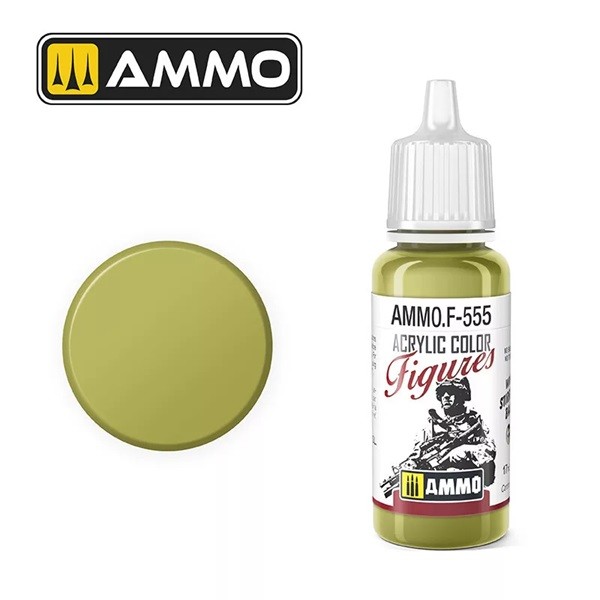 Ammo MIG AMMOF555 Figures Paint Lime Green (17ml) New
