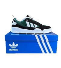 Adidas ADI2000 Men’s Casual Skate Trainers Black White Green Size UK8.5 RRP£100