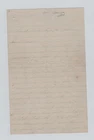 CIVIL WAR LETTER - Signal Corps Decatur GA, Trembling Hand Reports Soldier Death
