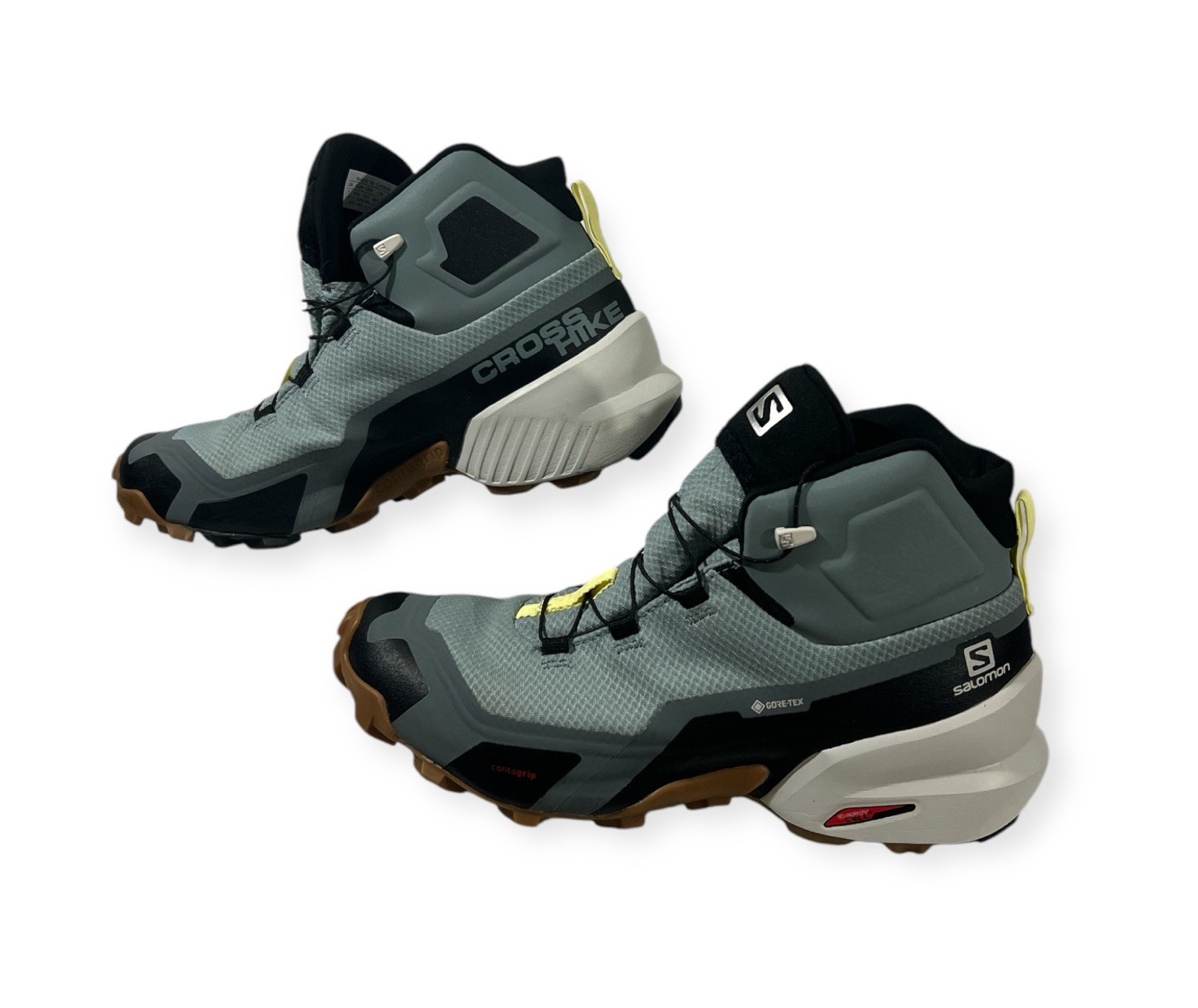 SALOMON SCARPE DONNA CROSS HIKE MID GORE TEX LACCI RAPIDI IMPERMEABILI AIR LIGHT 8 5