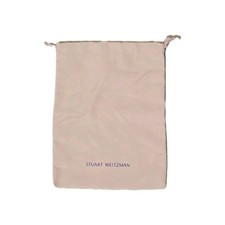 Stuart Weitzman Blush Pink Cotton 10" x 14" Drawstring Dust Bag Shoes Storage